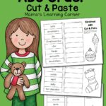 Christmas ABC Order Worksheets Cut And Paste Mamas Learning Corner