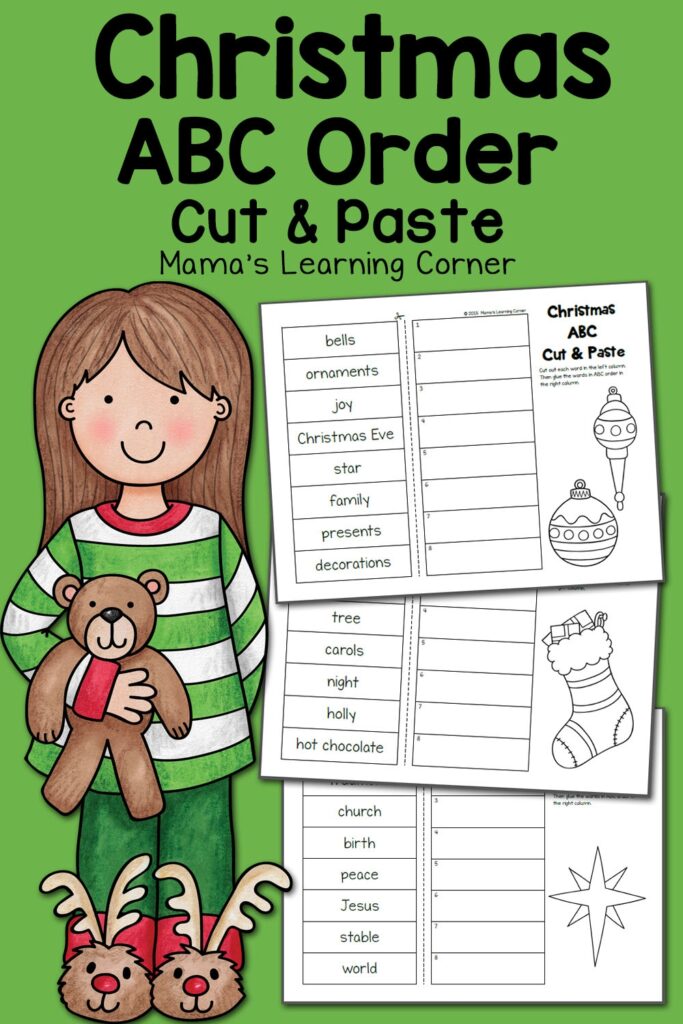 Free Printable Christmas Abc Order Worksheets - Printable Worksheets
