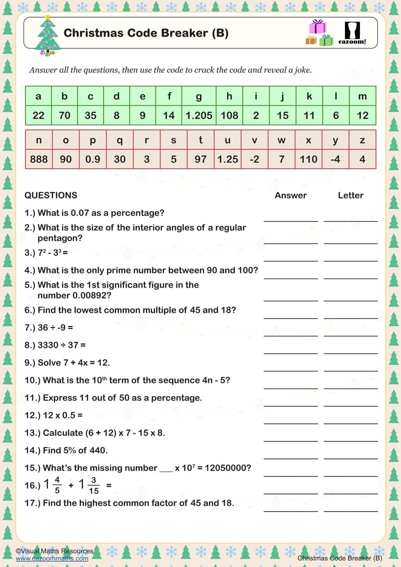 Christmas Maths Worksheets Printable Christmas Worksheets Maths PDF And Free Samples Downloads Cazoom Maths Christmas Maths Worksheets Printable Christmas Worksheets Maths PDF And Free Samples Downloads Cazoom Maths