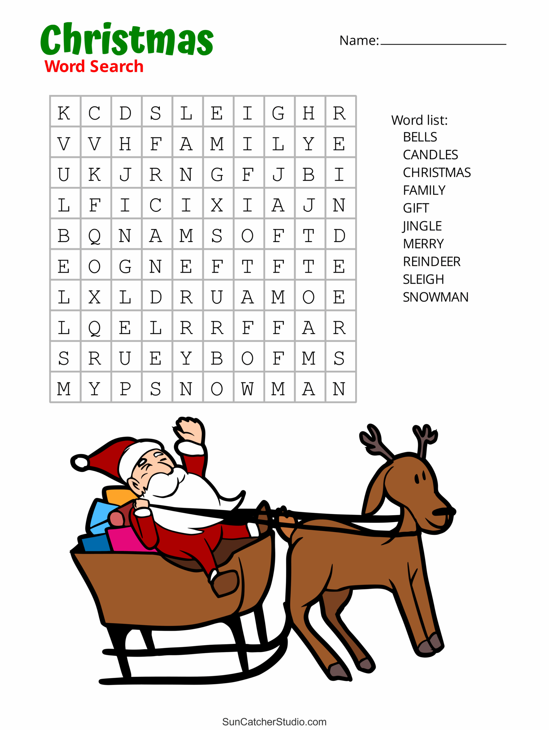 Free Printable Word Search Worksheets