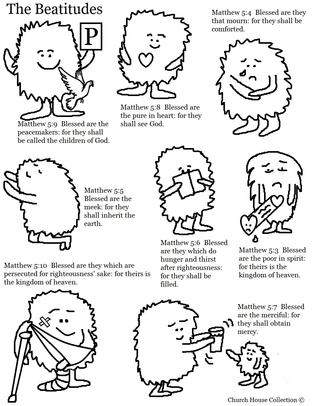 Free Printable Beatitudes Printable Worksheets