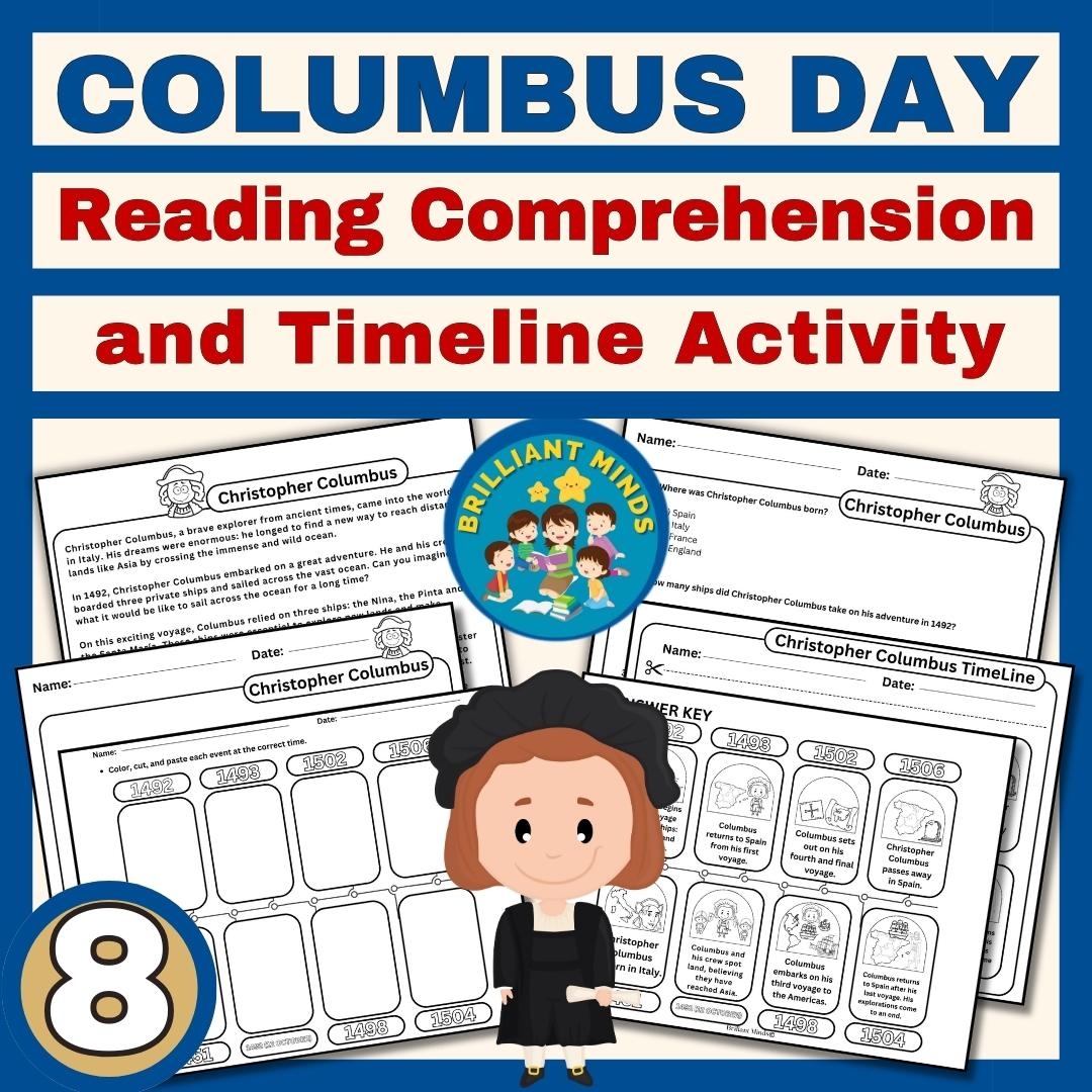 Free Printable Columbus Day Math Worksheets