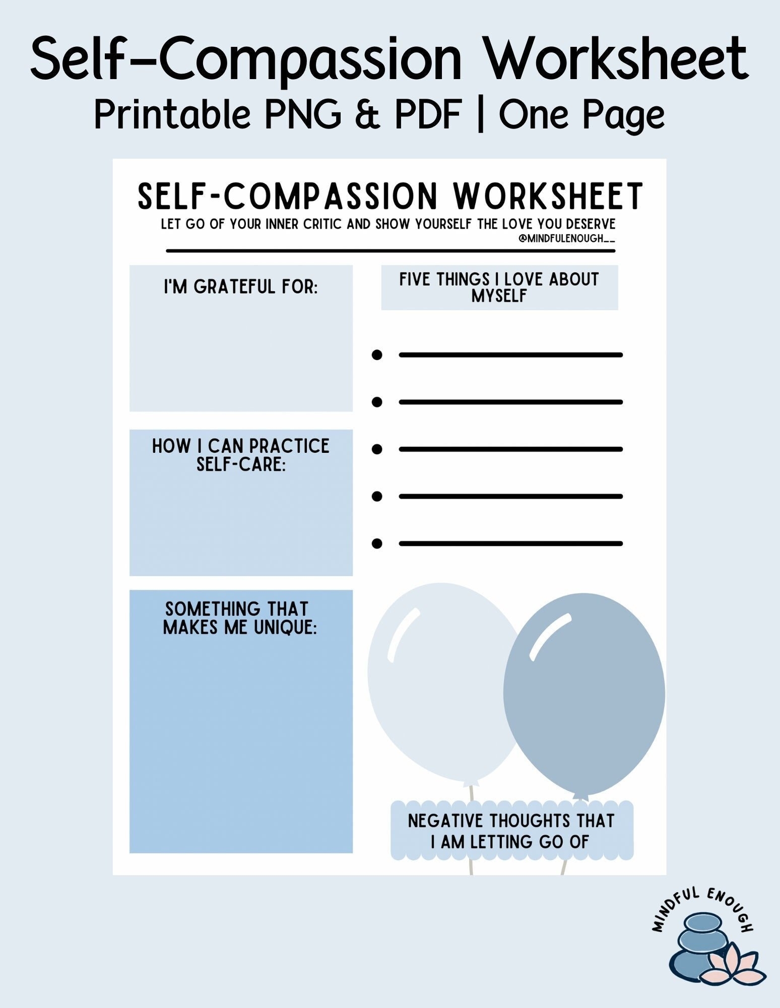 Compassion Worksheet Cultivating Empathy And Understanding