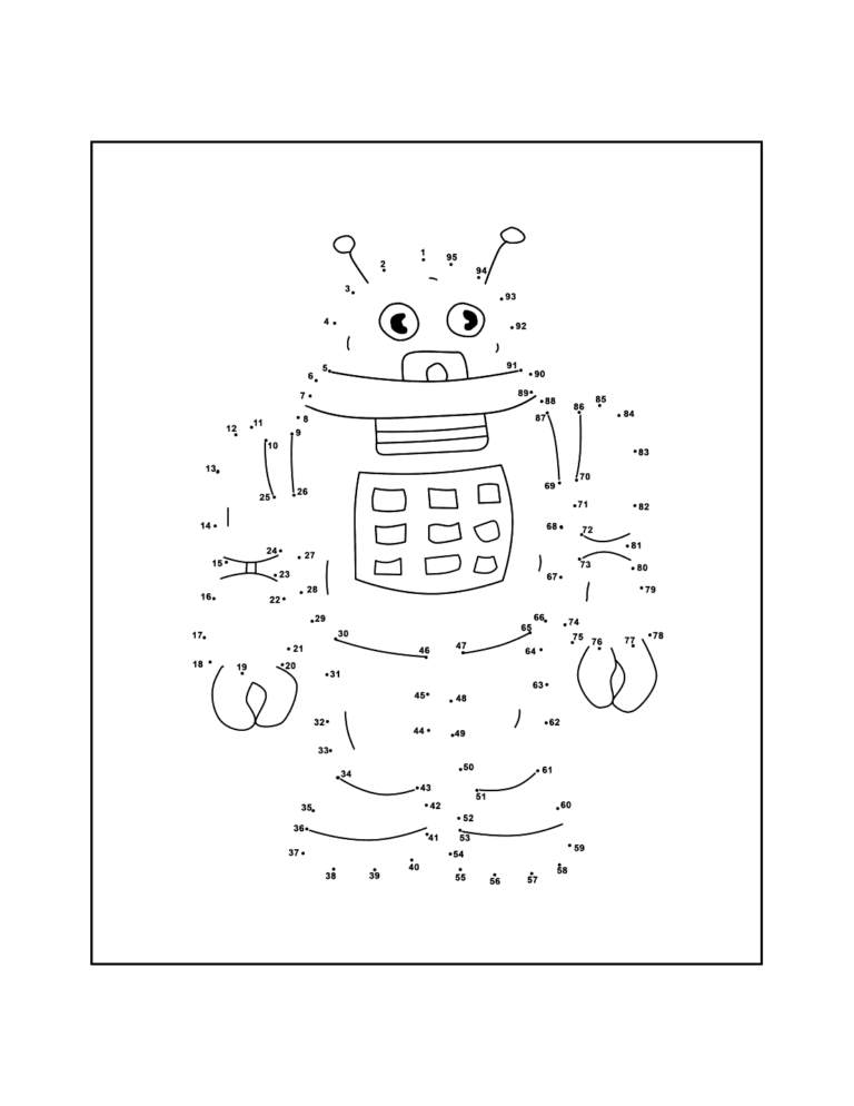 Connect The Dots Printables Printable Coloring Pages FREE