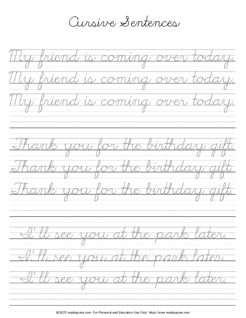 Free Printable Cursive Writing Worksheets Pdf Free Printable Cursive Writing Worksheets Pdf