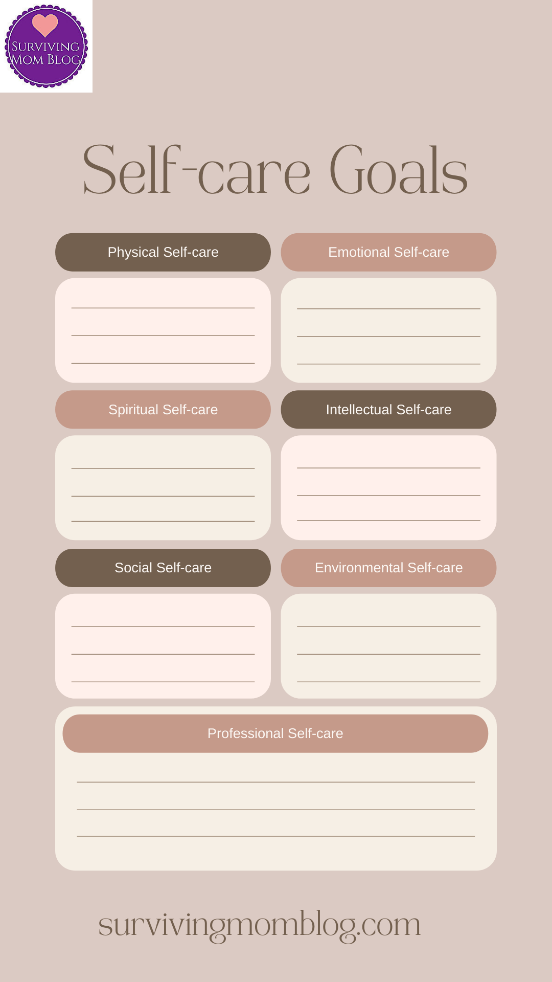 Daily Self Care Worksheet Bundle Printable Daily Self Care Worksheet Bundle Printable