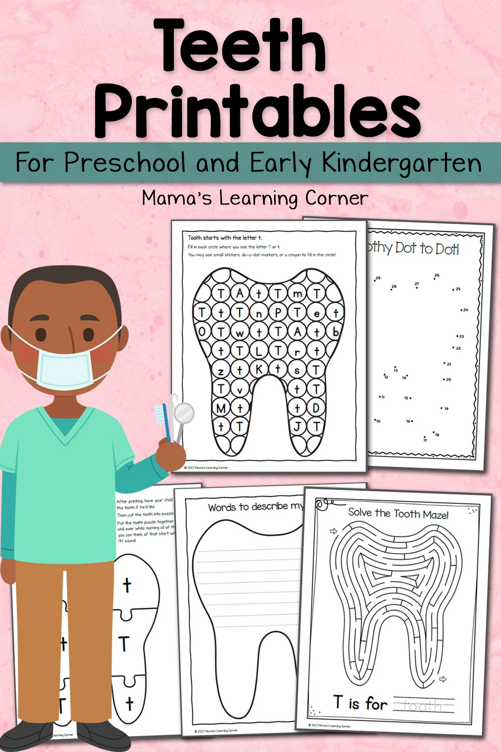Free Teeth Printable Worksheets