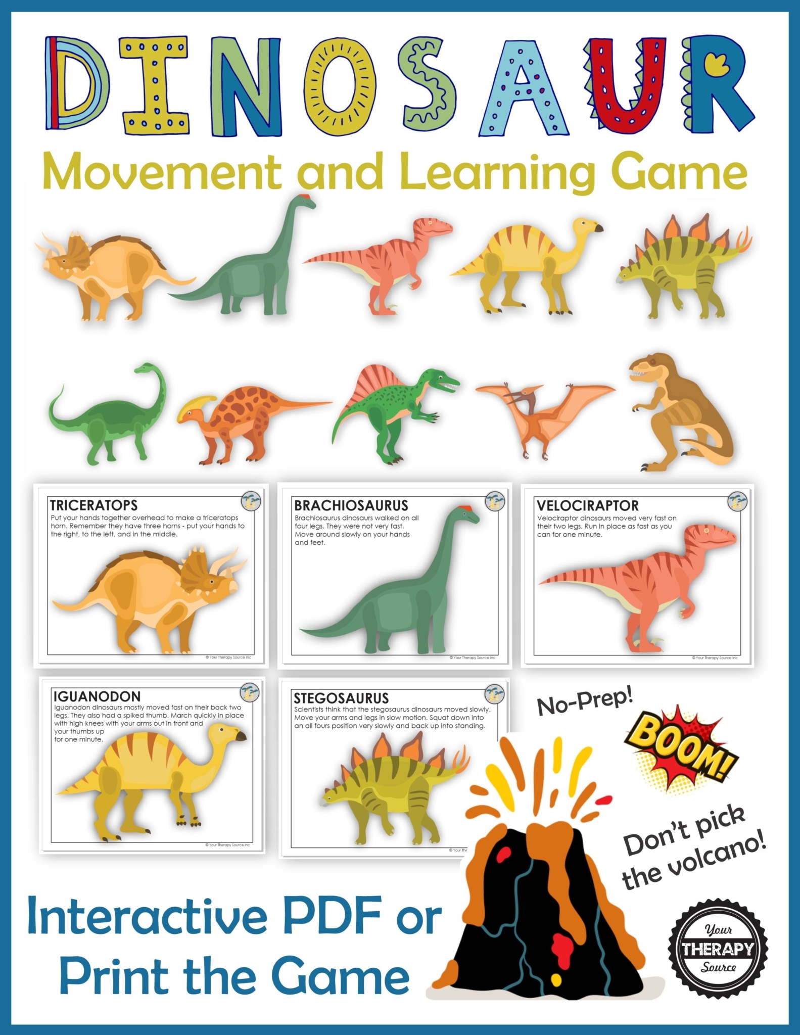 Free Printable Dinosaur Worksheets For Preschoolers