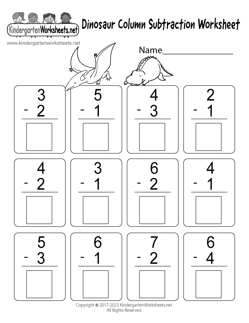 Dinosaur Column Subtraction Worksheet Free Printable Digital U0026 PDF Dinosaur Column Subtraction Worksheet Free Printable Digital U0026 PDF