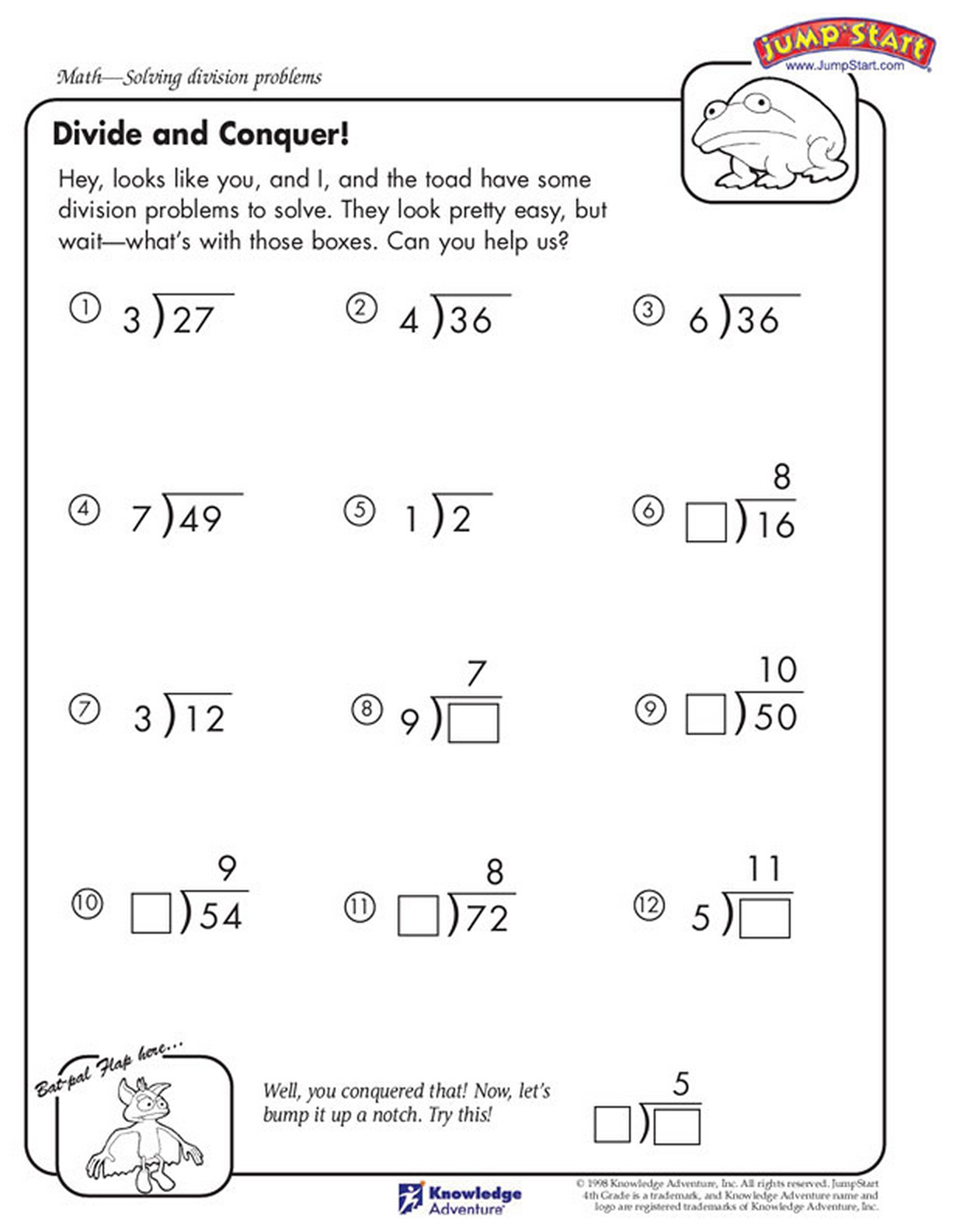 Division For 5th Grade Practice MySchoolsMath Worksheets Library