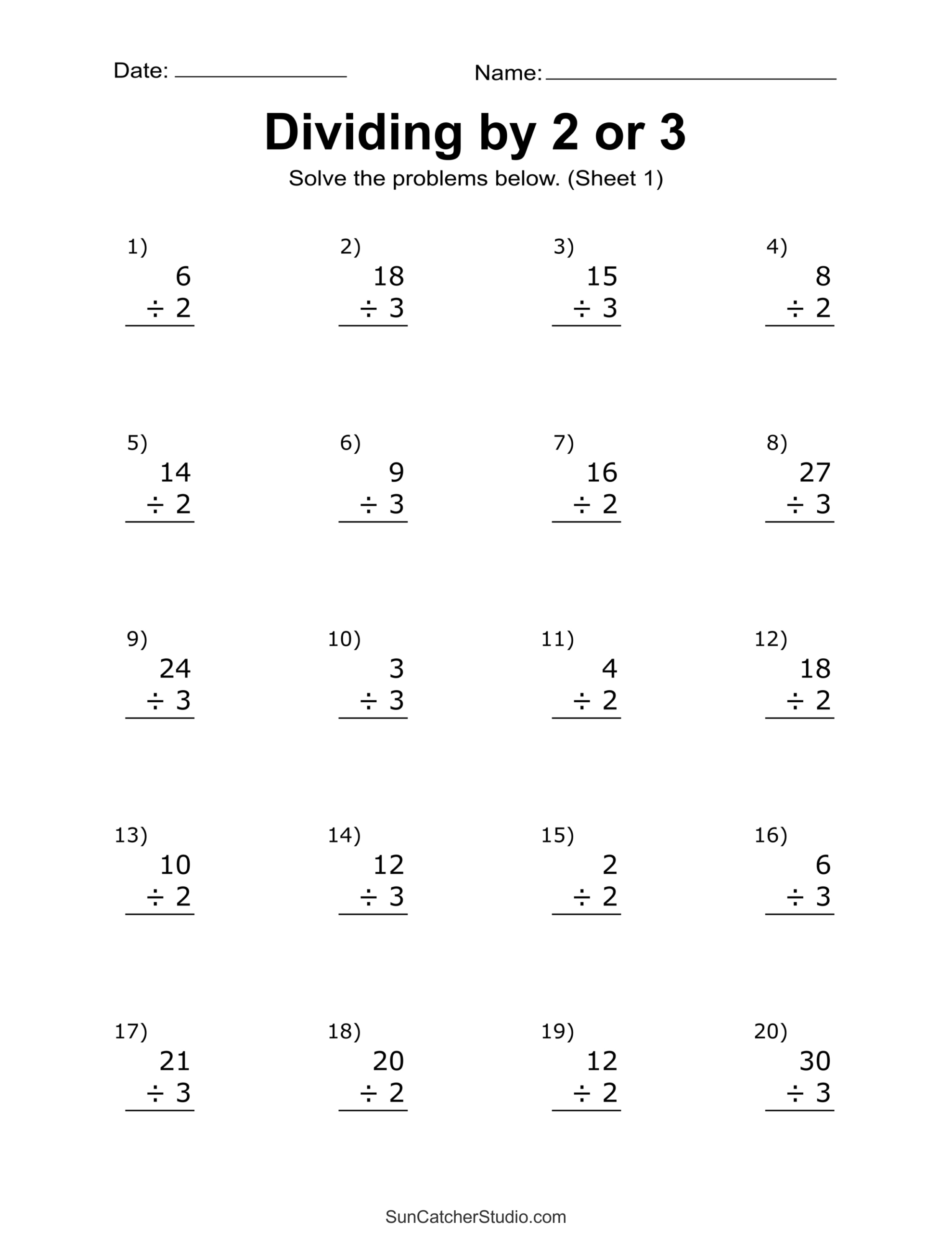 Division Worksheets U0026 Problems Free Printable Math Drills Free Division Worksheets U0026 Problems Free Printable Math Drills Free