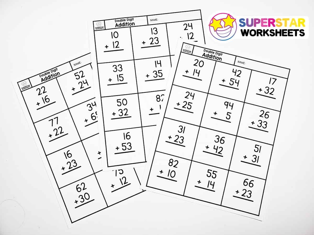 Free Printable Touch Math Worksheets