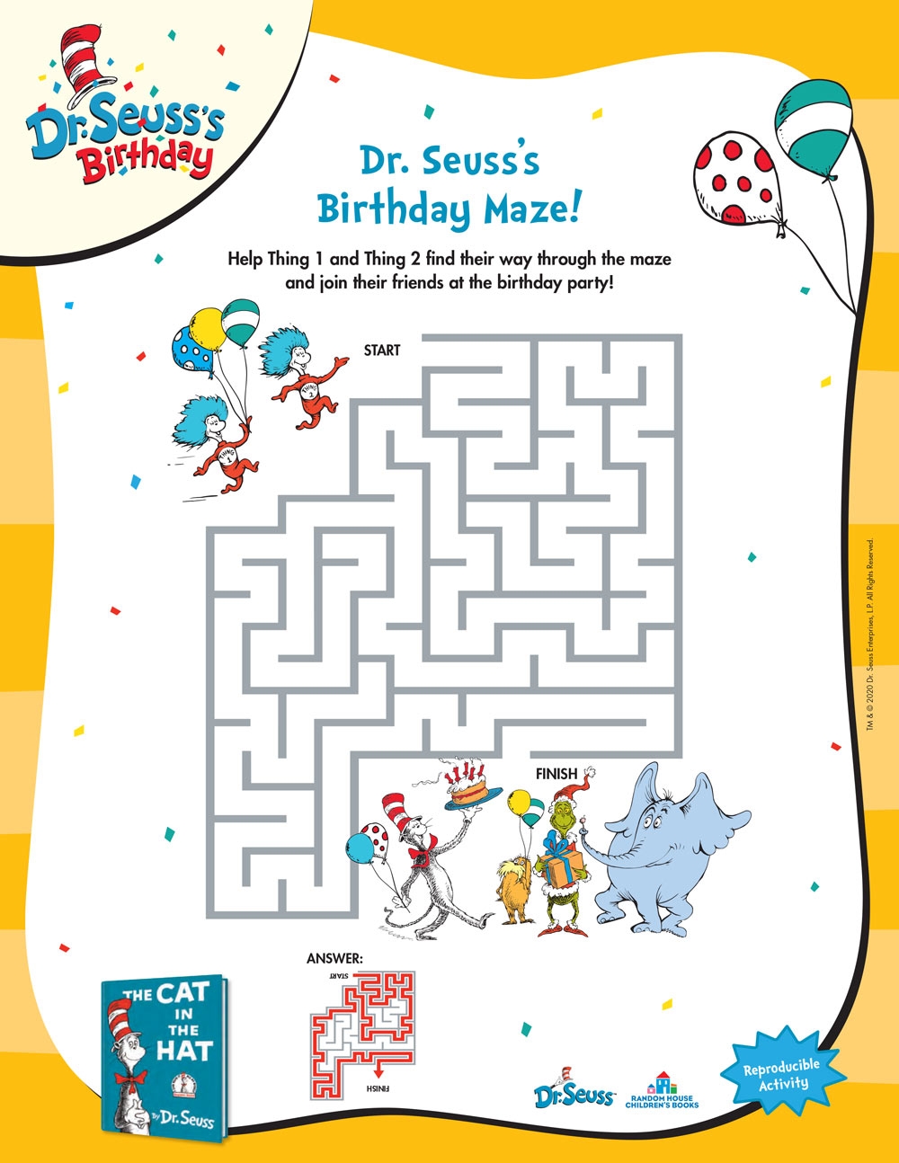 Free Printable Preschool Dr Seuss Worksheets Free Printable Preschool Dr Seuss Worksheets