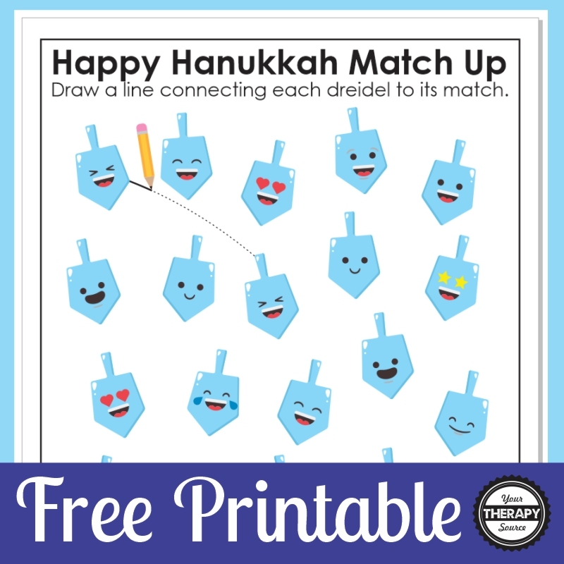 Hanukkah Free Printable Worksheets