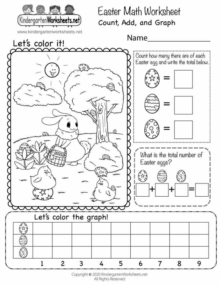 Easter Math Worksheet Free Printable Digital U0026 PDF