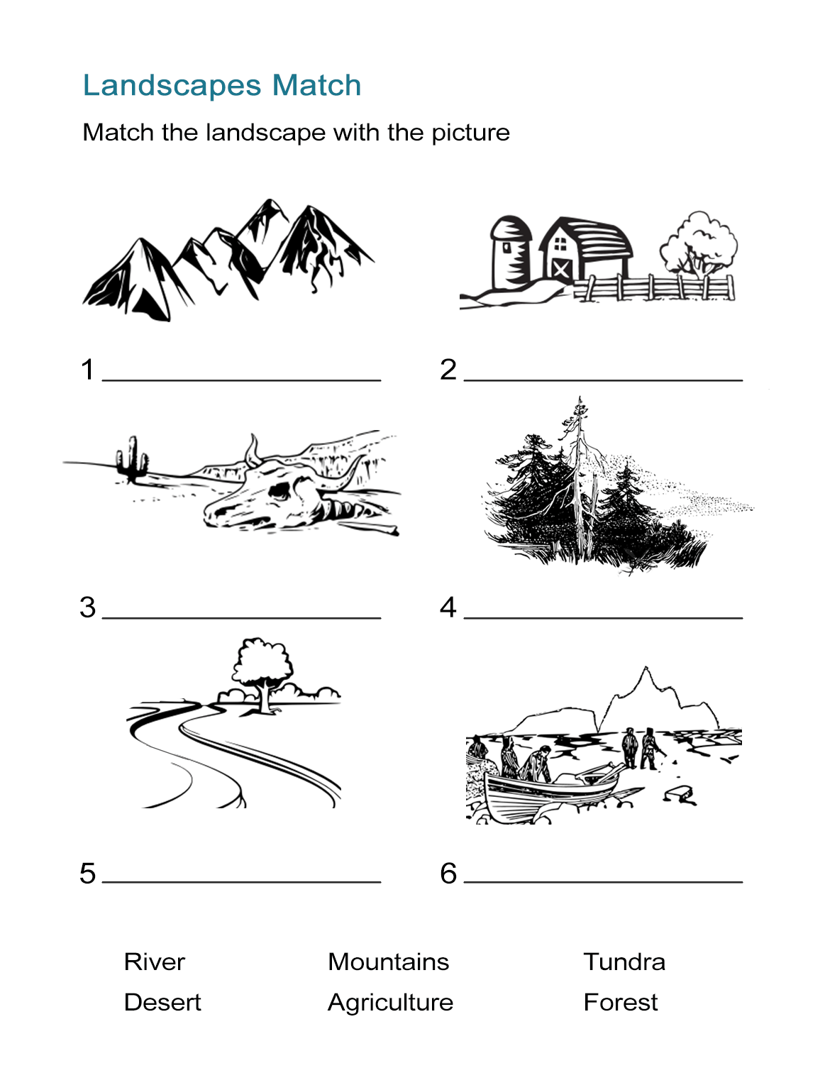 Free Ecosystem Worksheets Printable