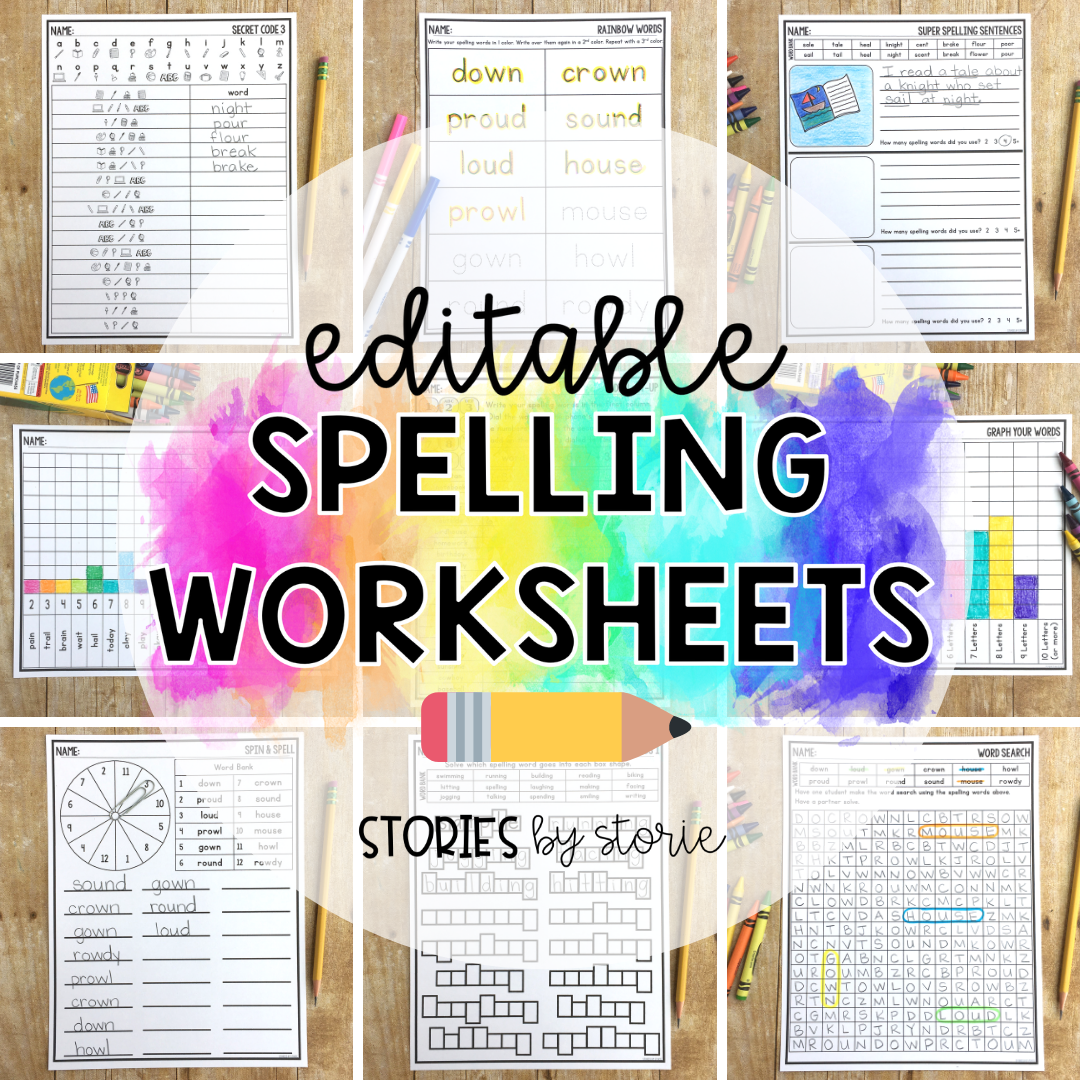 Free Printable Spelling Practice Worksheets