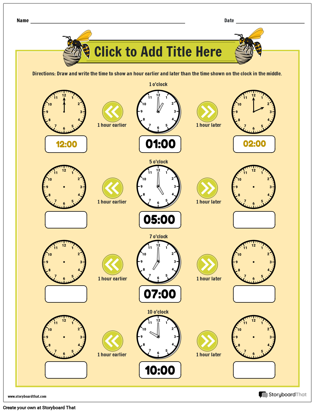 Elapsed Time Worksheets For Free At StoryboardThat