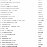 Elememts Of Drama Worksheet WordMint
