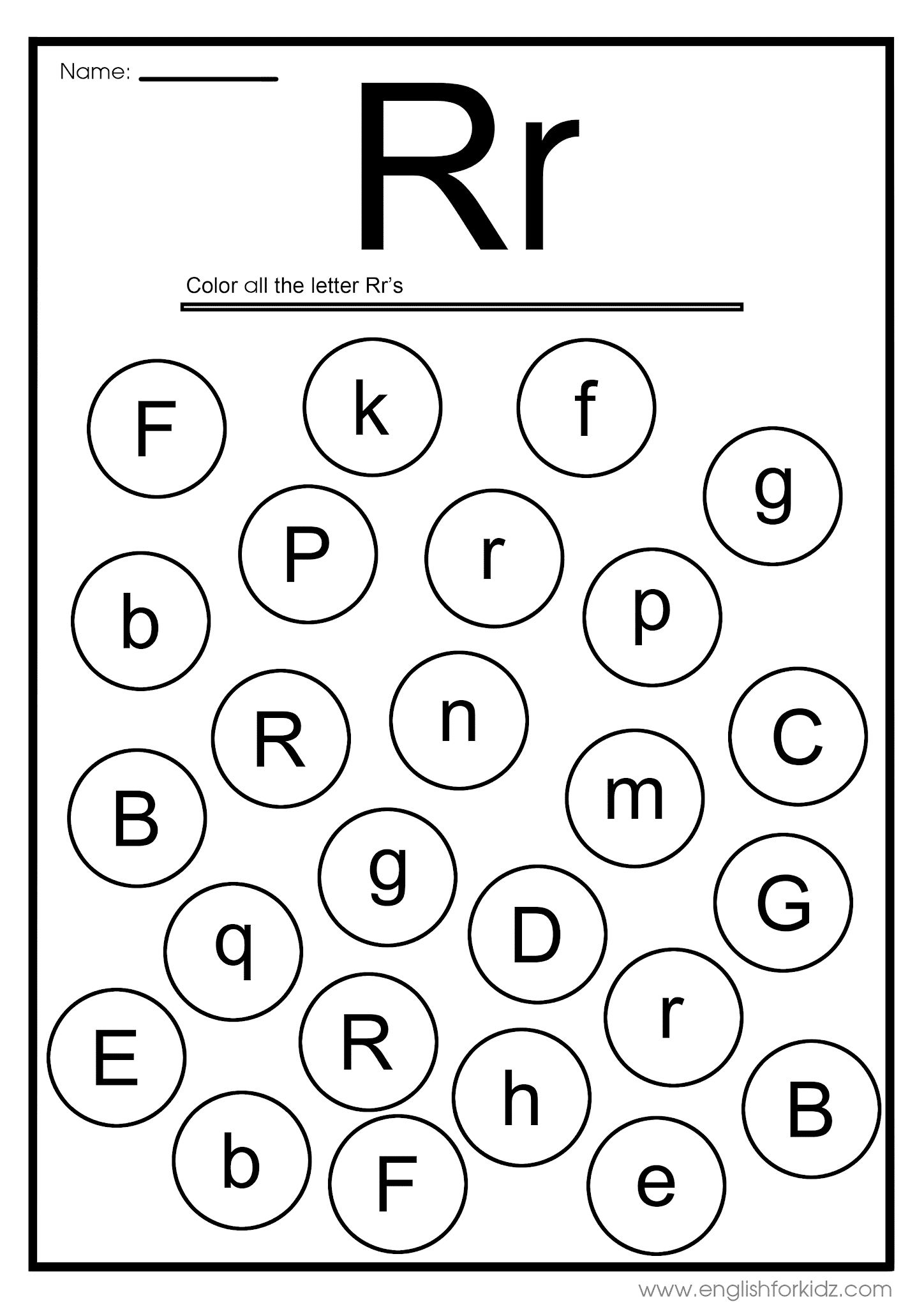 Letter R Worksheets Free Printable