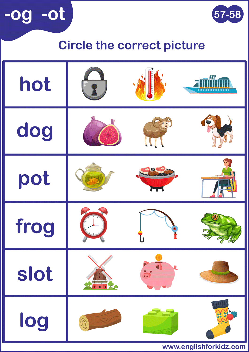 English For Kids Step By Step Short O Sound Worksheets Flashcards Posters Reading Comprehension