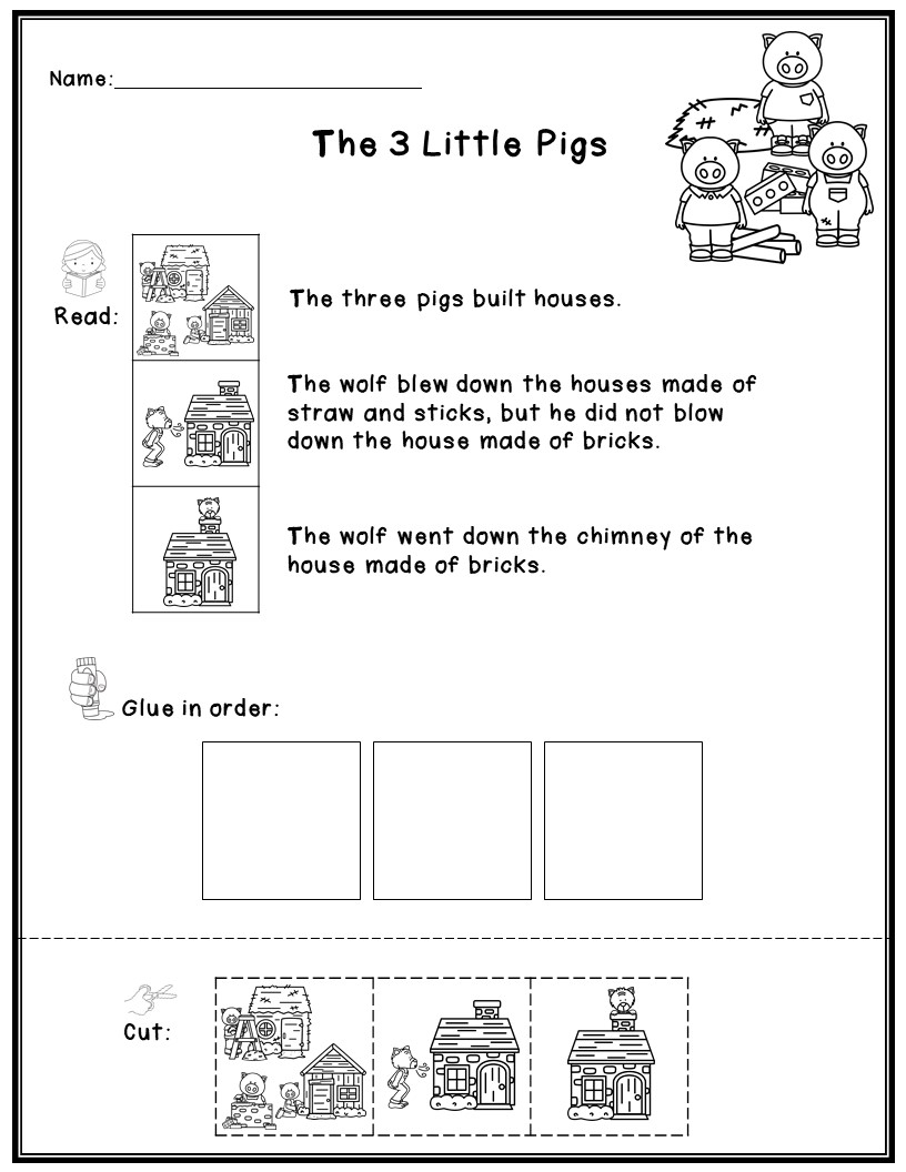 Fairy Tales Sequencing U0026 Retell Worksheets SET 1 Made By Teachers