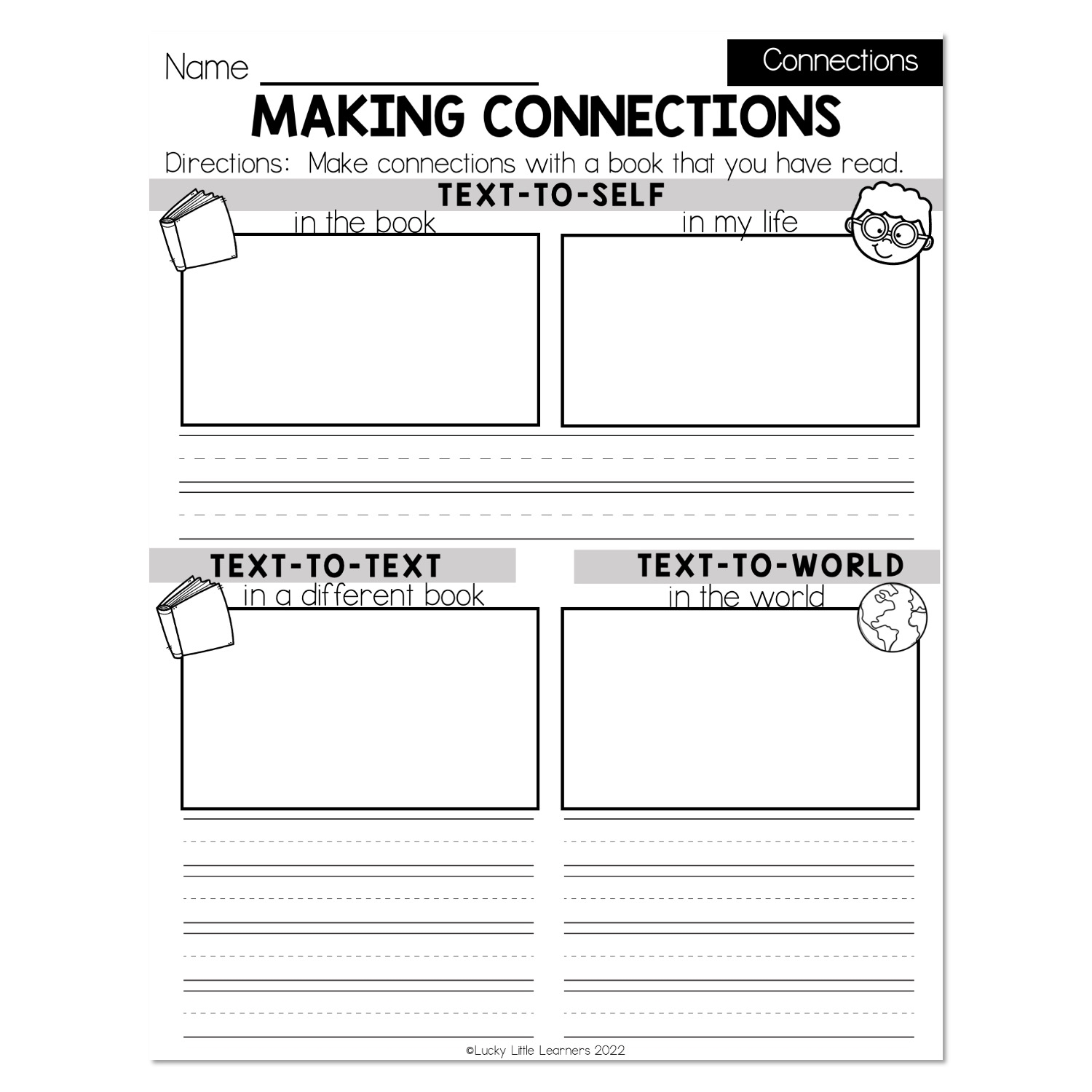 Free Printable Making Connections Worksheet Printable Free Printable Making Connections Worksheet Printable