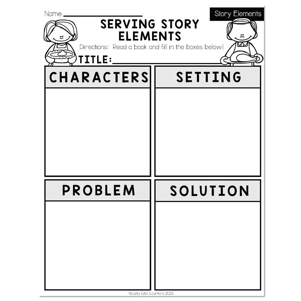 Free Printable Story Elements Worksheets