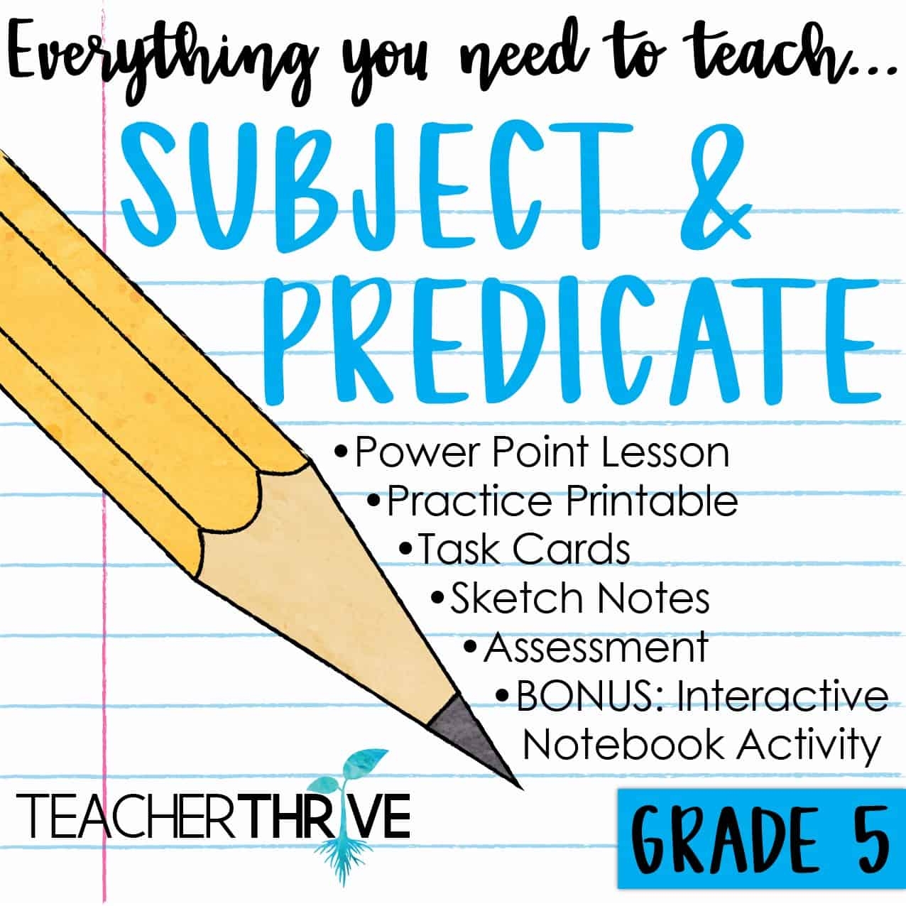 Free Printable Subject And Predicate Worksheets