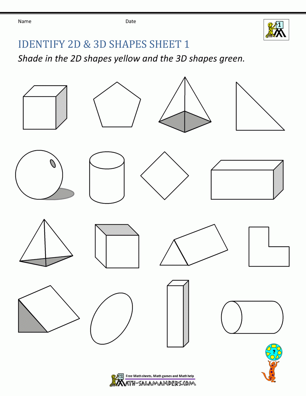 First Grade Geometry