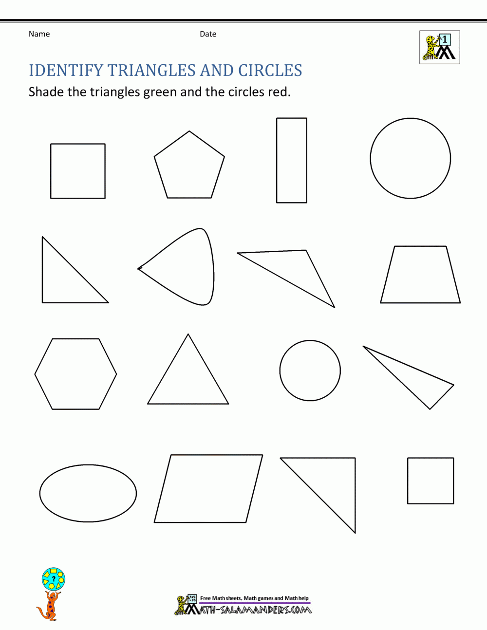 First Grade Geometry