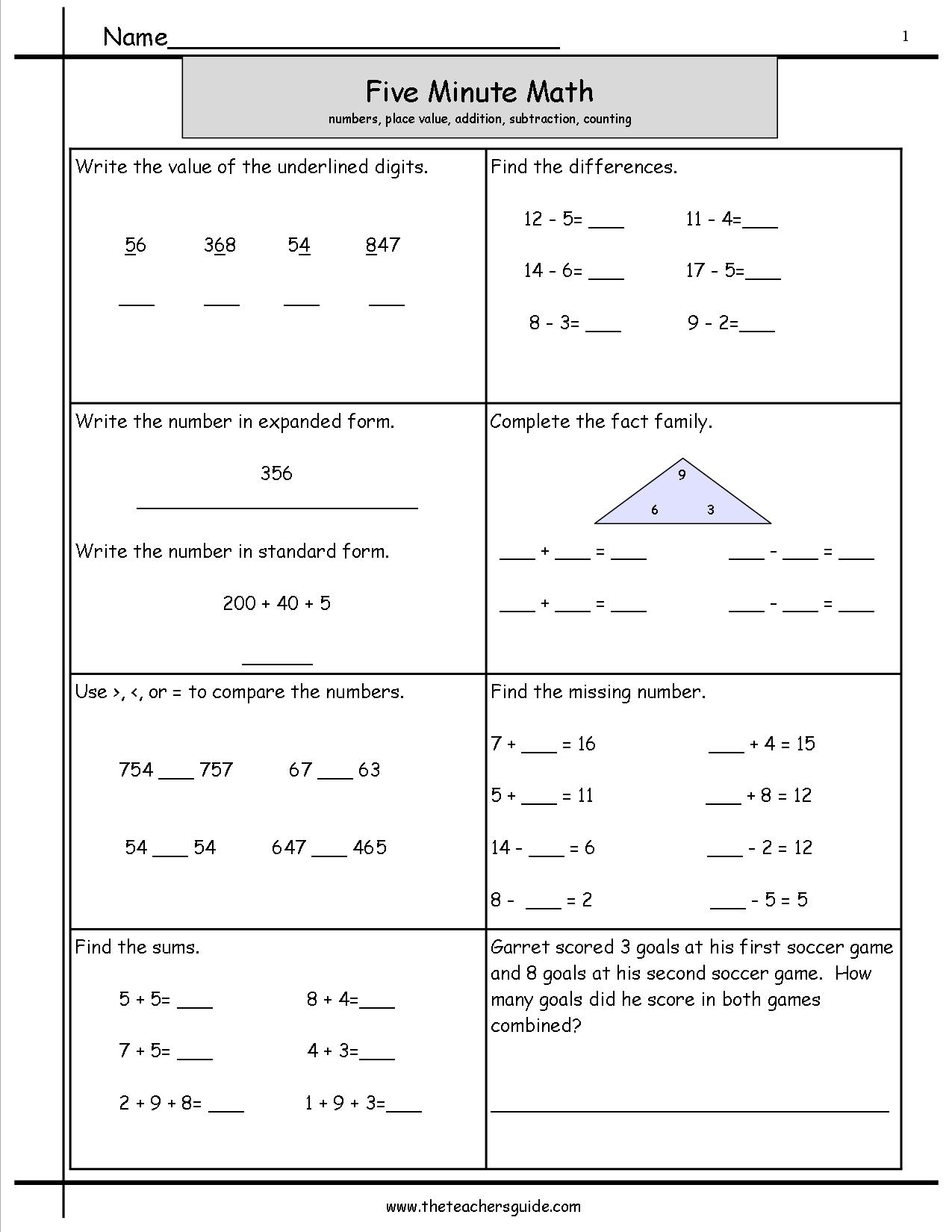 Mad Minute Math Worksheets Printable Free Mad Minute Math Worksheets Printable Free