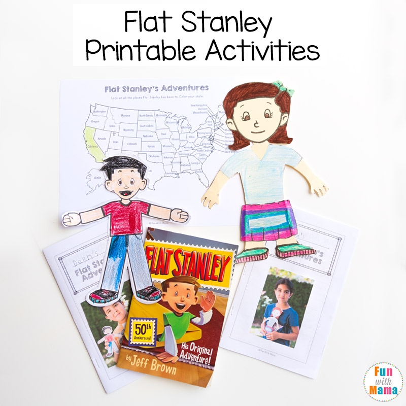 Flat Stella Flat Stanley Printable Activities Fun With Mama
