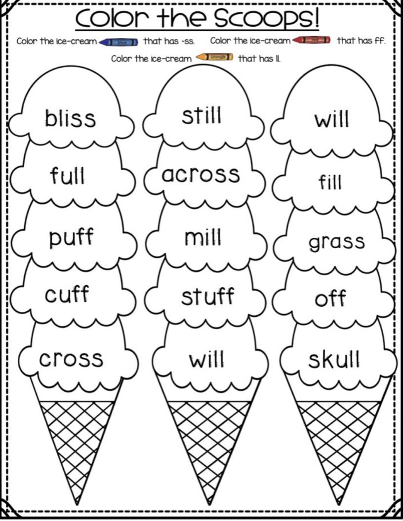 Floss Rule Word Work No Prep