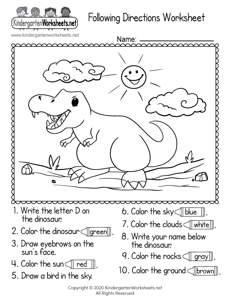 Following Directions Worksheet Free Printable Digital U0026 PDF Following Directions Worksheet Free Printable Digital U0026 PDF