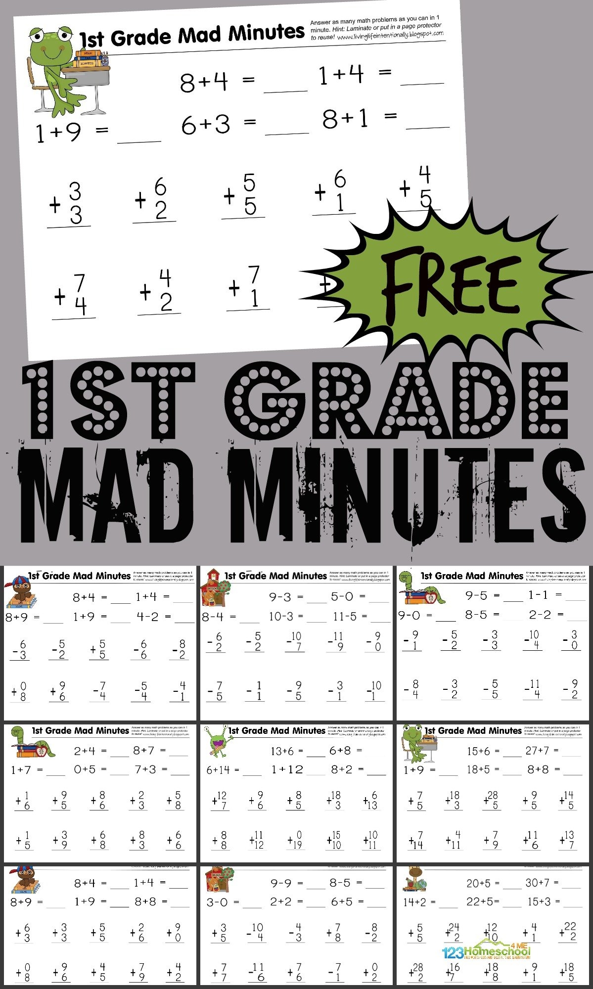 Free Printable Basic Addition Facts Worksheets