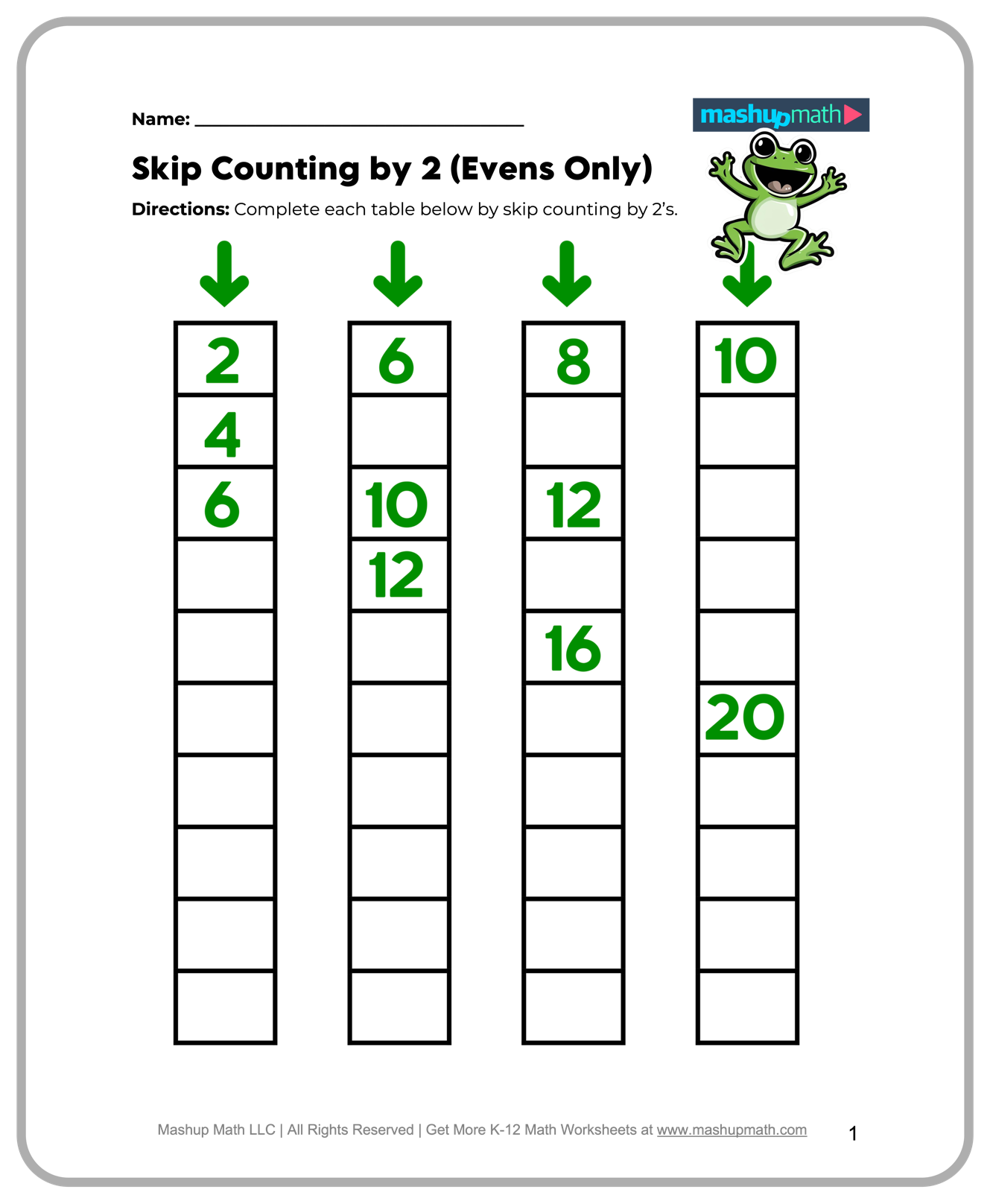 Grade 2 Worksheets Printable Free