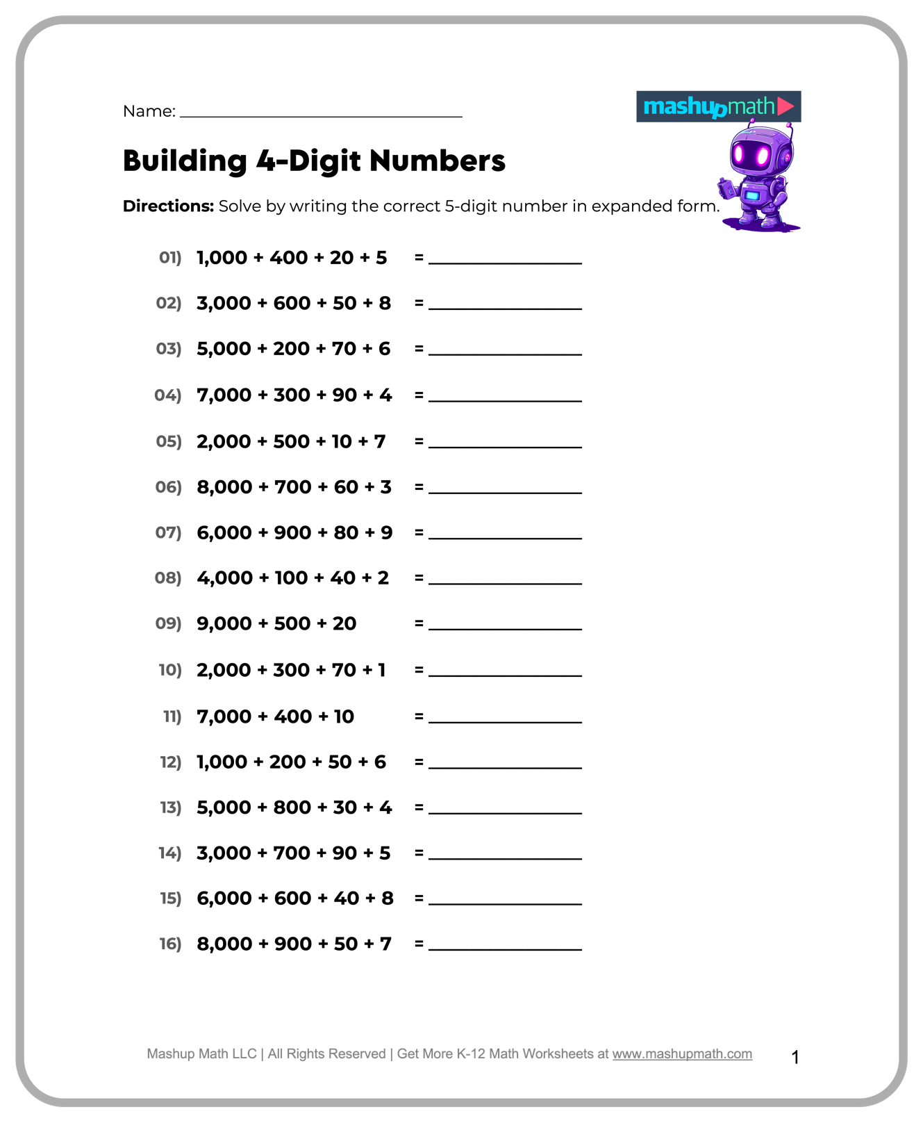 Free 5th Grade Printable Worksheets Free 5th Grade Printable Worksheets