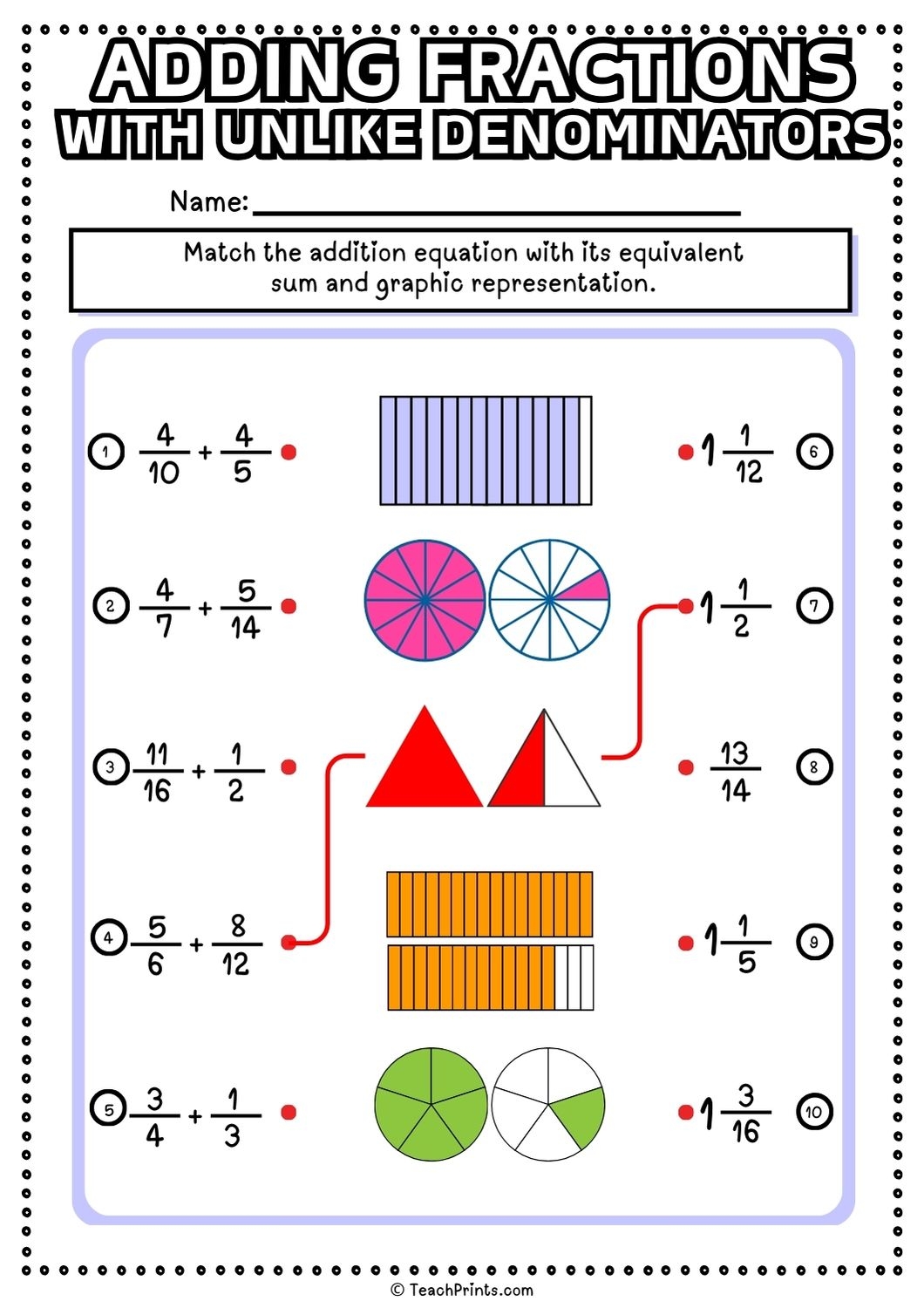 Free Printable Addition Fractions Worksheets Free Printable Addition Fractions Worksheets