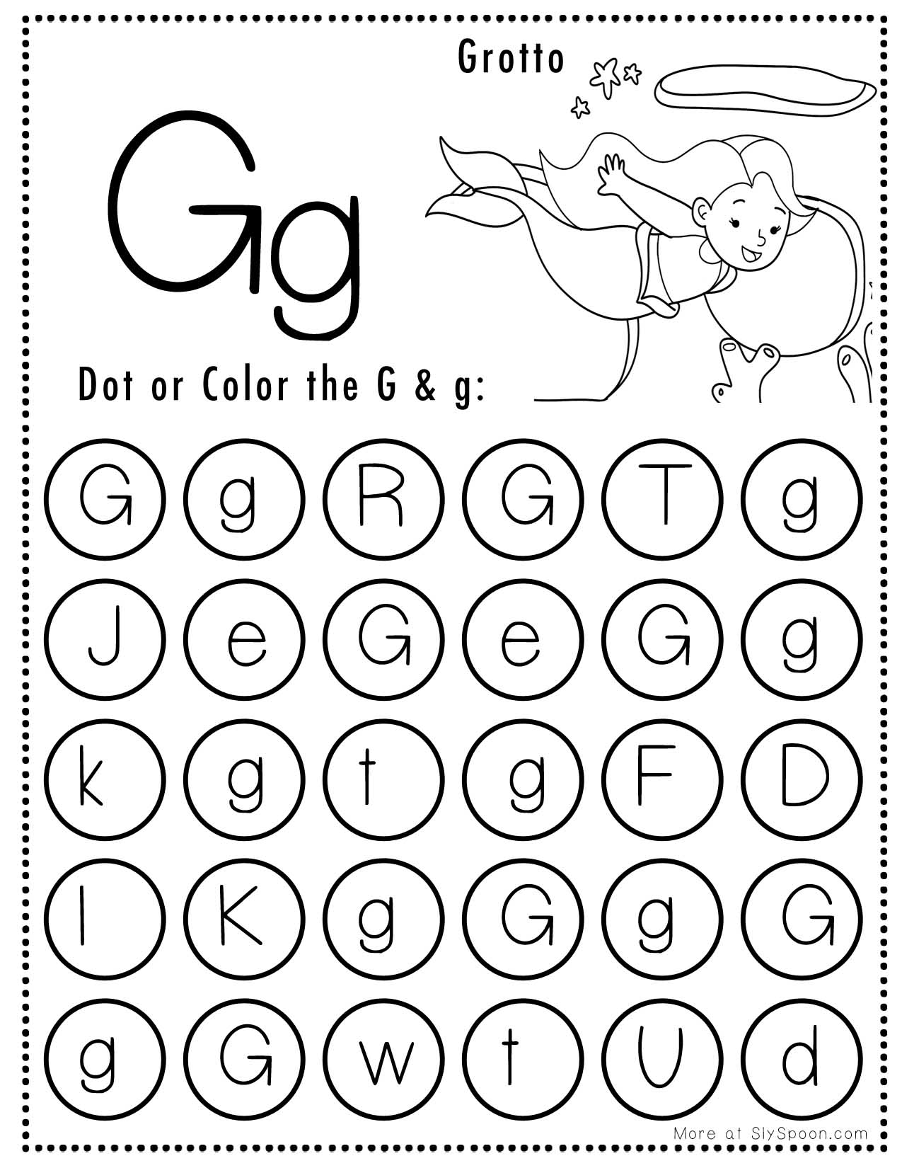 Free Printable Prek Worksheets Letter