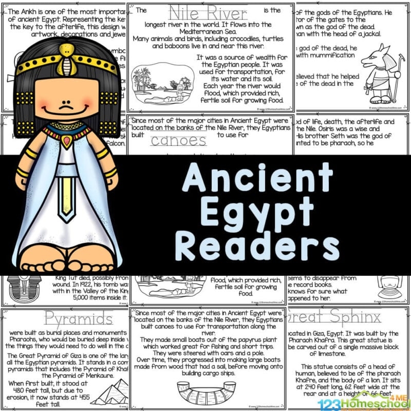 FREE Ancient Egypt Printable Reader For Kids FREE Ancient Egypt Printable Reader For Kids
