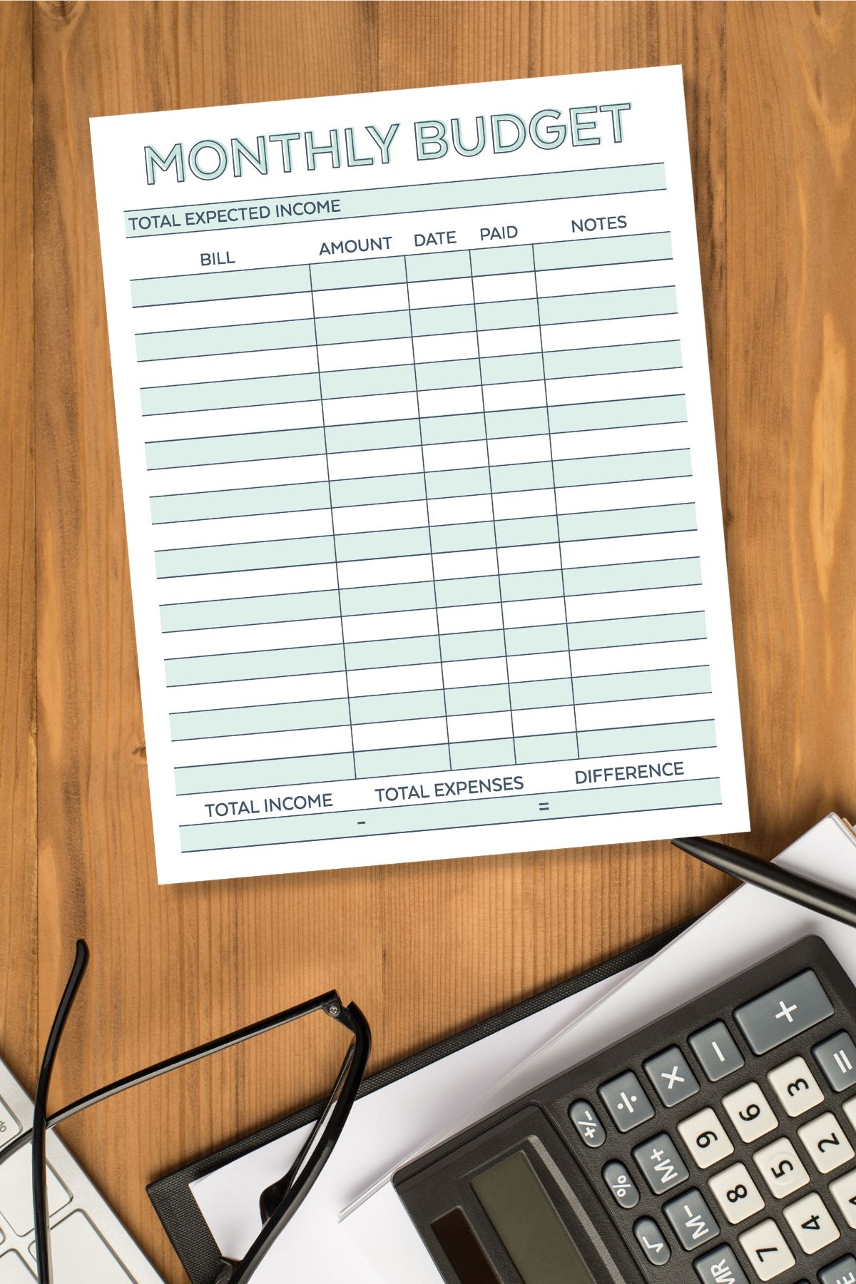 FREE Beginner Printable Budget Worksheet Savor Savvy