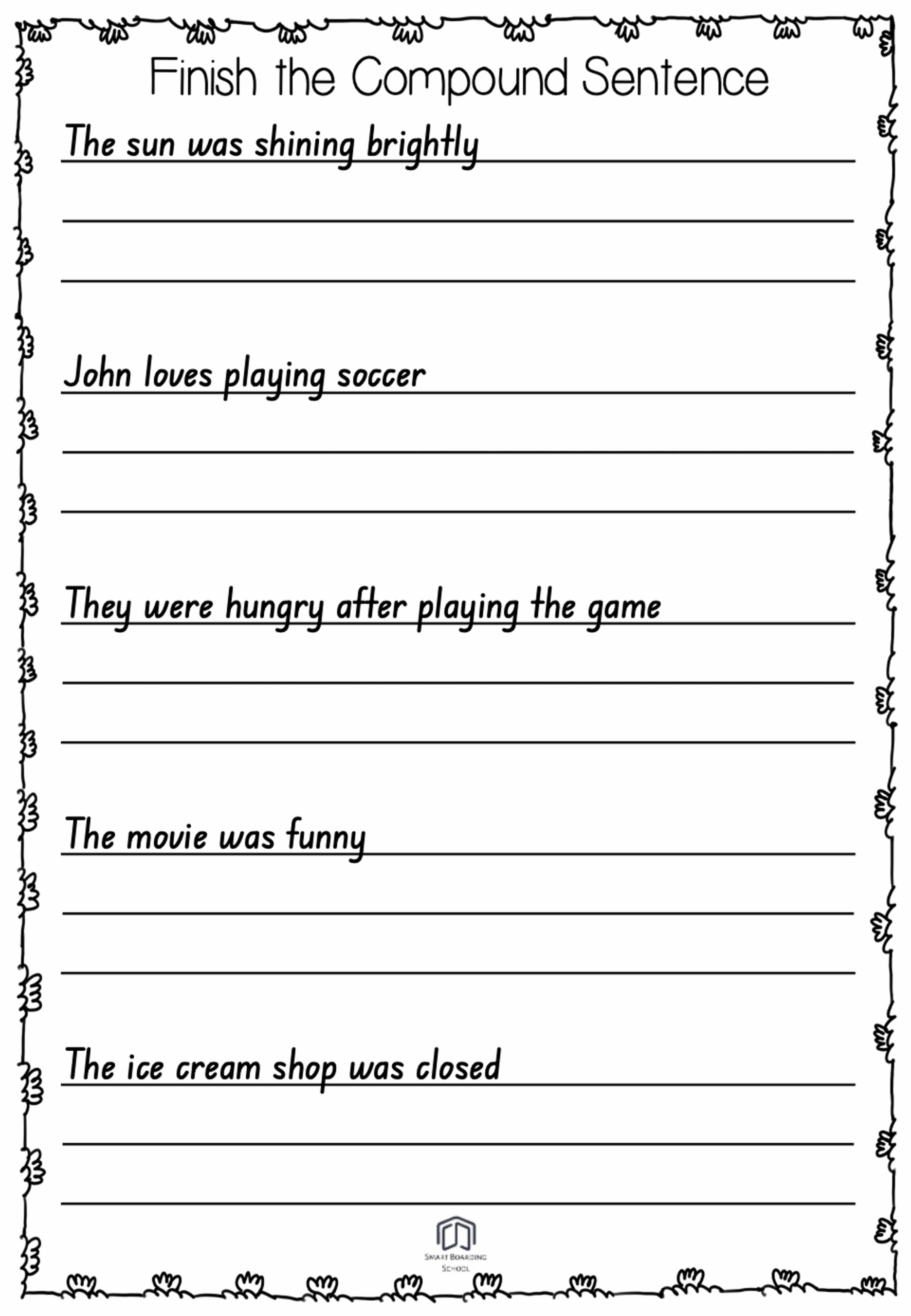 Free Compound Sentence Worksheet Worksheets Library Free Compound Sentence Worksheet Worksheets Library