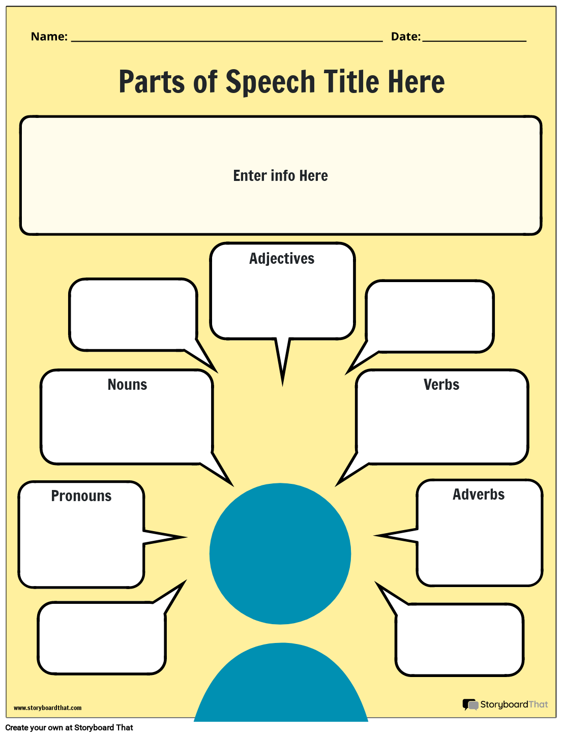 Free Printable Worksheets Parts Of Speech