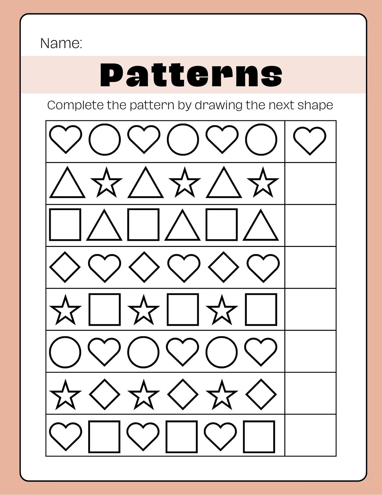 Free Custom Printable Art Worksheet Templates Canva