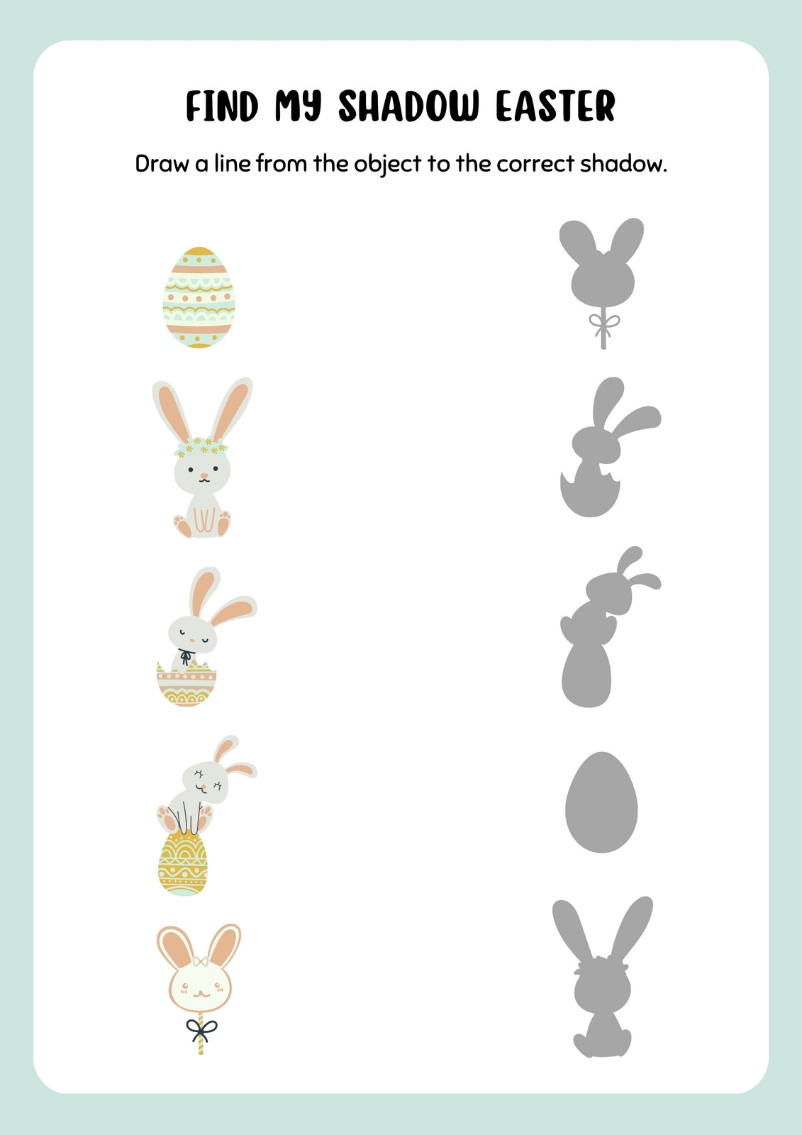 Free Custom Printable Easter Worksheet Templates Canva