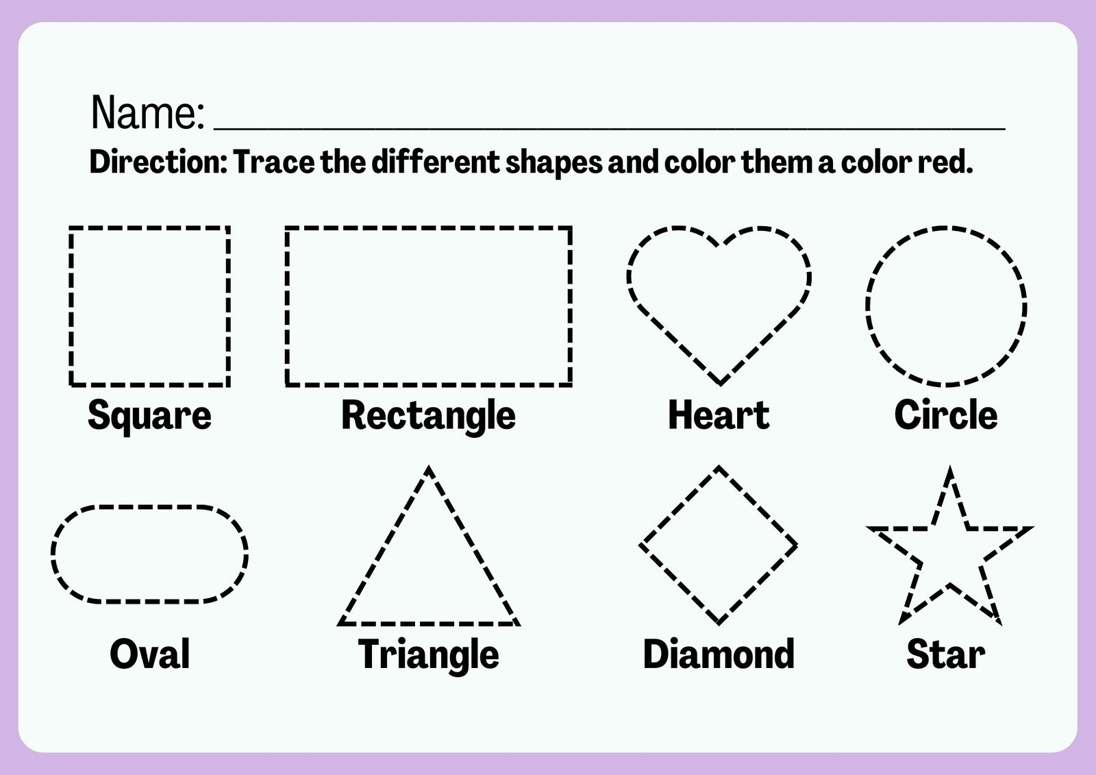 Free Printable Pre K Handwriting Worksheets