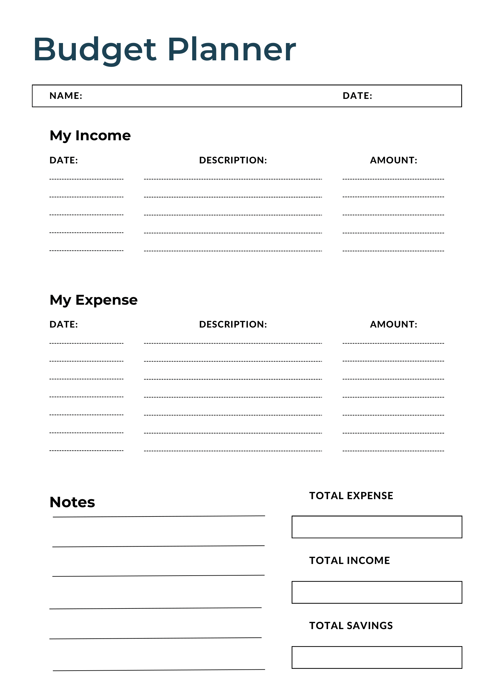 Printable Budget Worksheet Free Download Printable Budget Worksheet Free Download