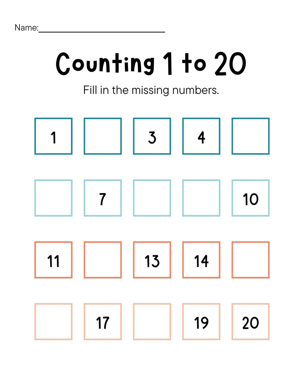 Free Editable Kindergarten Worksheet Templates Canva