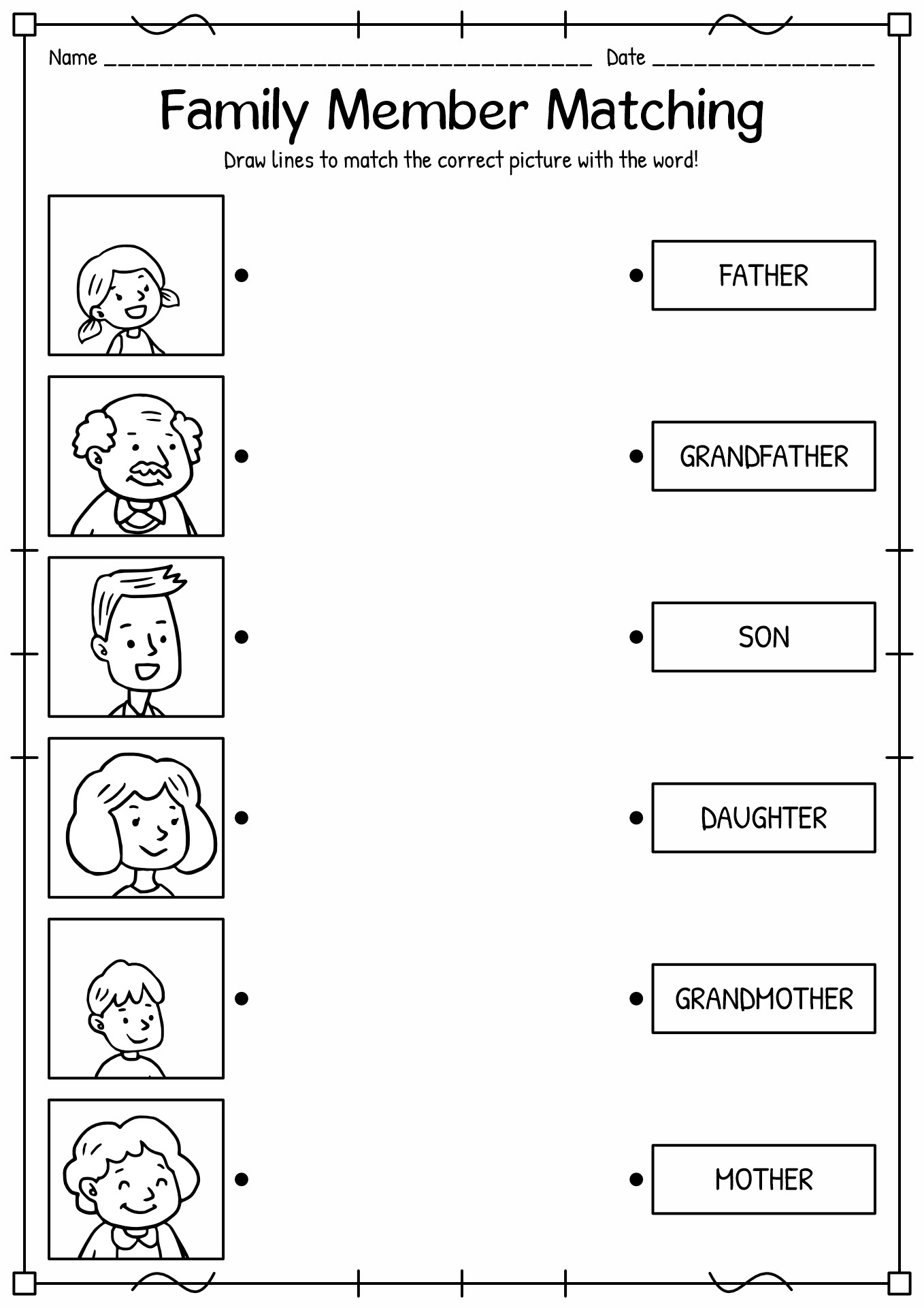Free Family Members Worksheet Download Free Family Members Worksheet Png Images Free Worksheets On Clipart Library